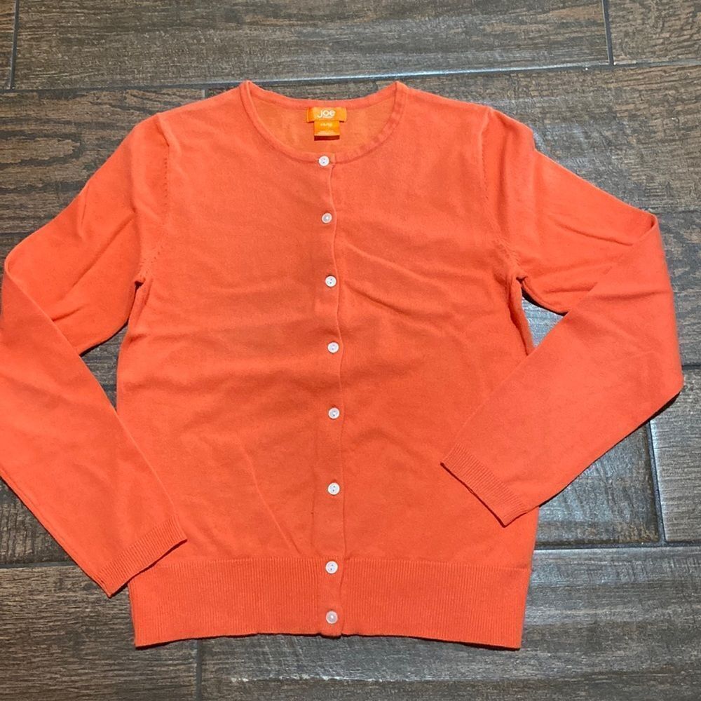 Joe Fresh Coral Orange Woman Sweater Size XS